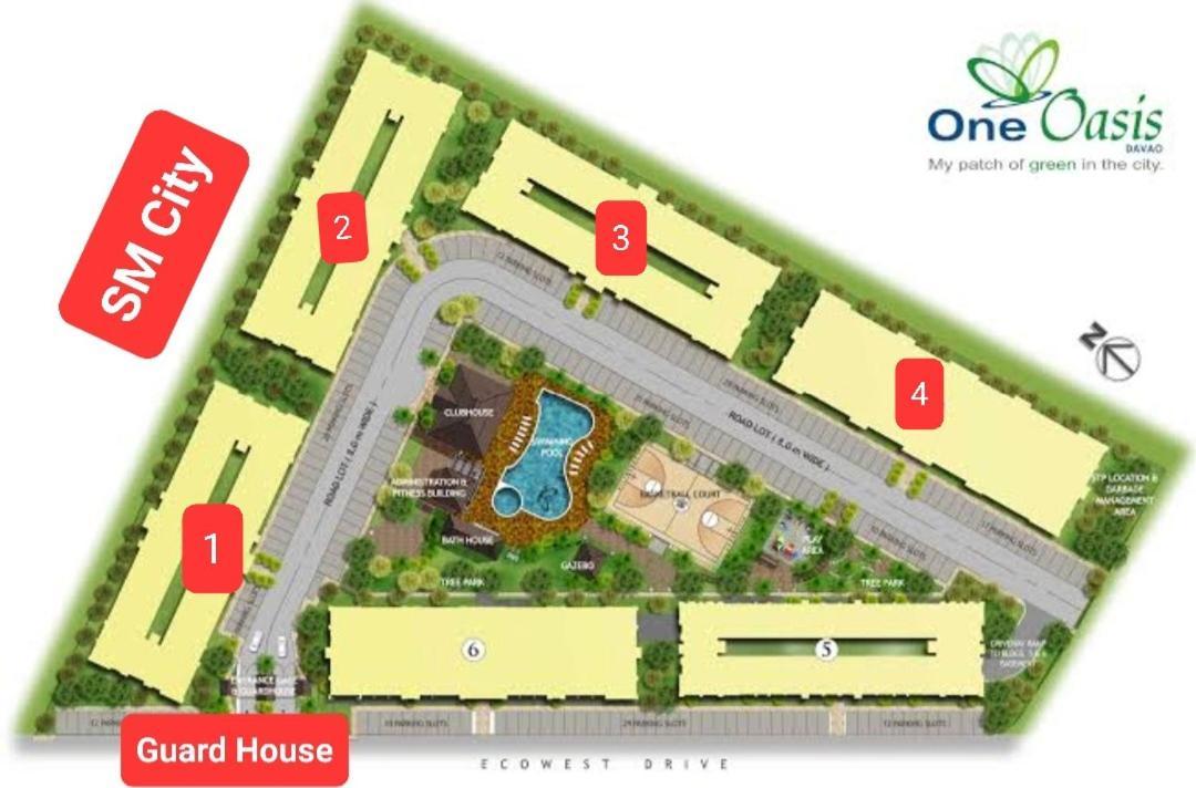 Ri'S One Oasis W Free Pool Back Of Sm City Mall Davao Luaran gambar